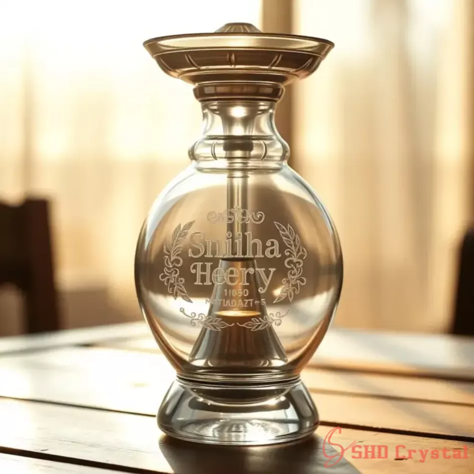 engraving patterns on hookah glass tank