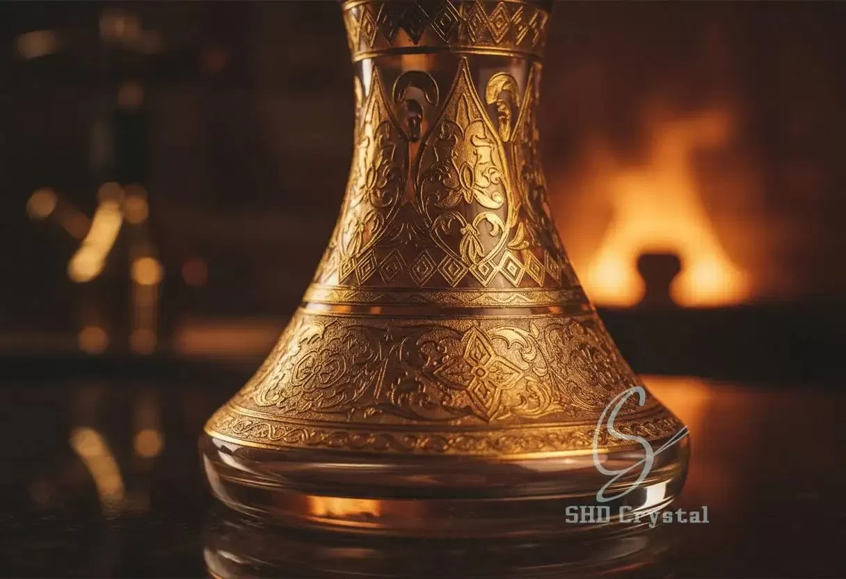 Refined Radiance — The Art of Gilded Enamel Hookah Bases