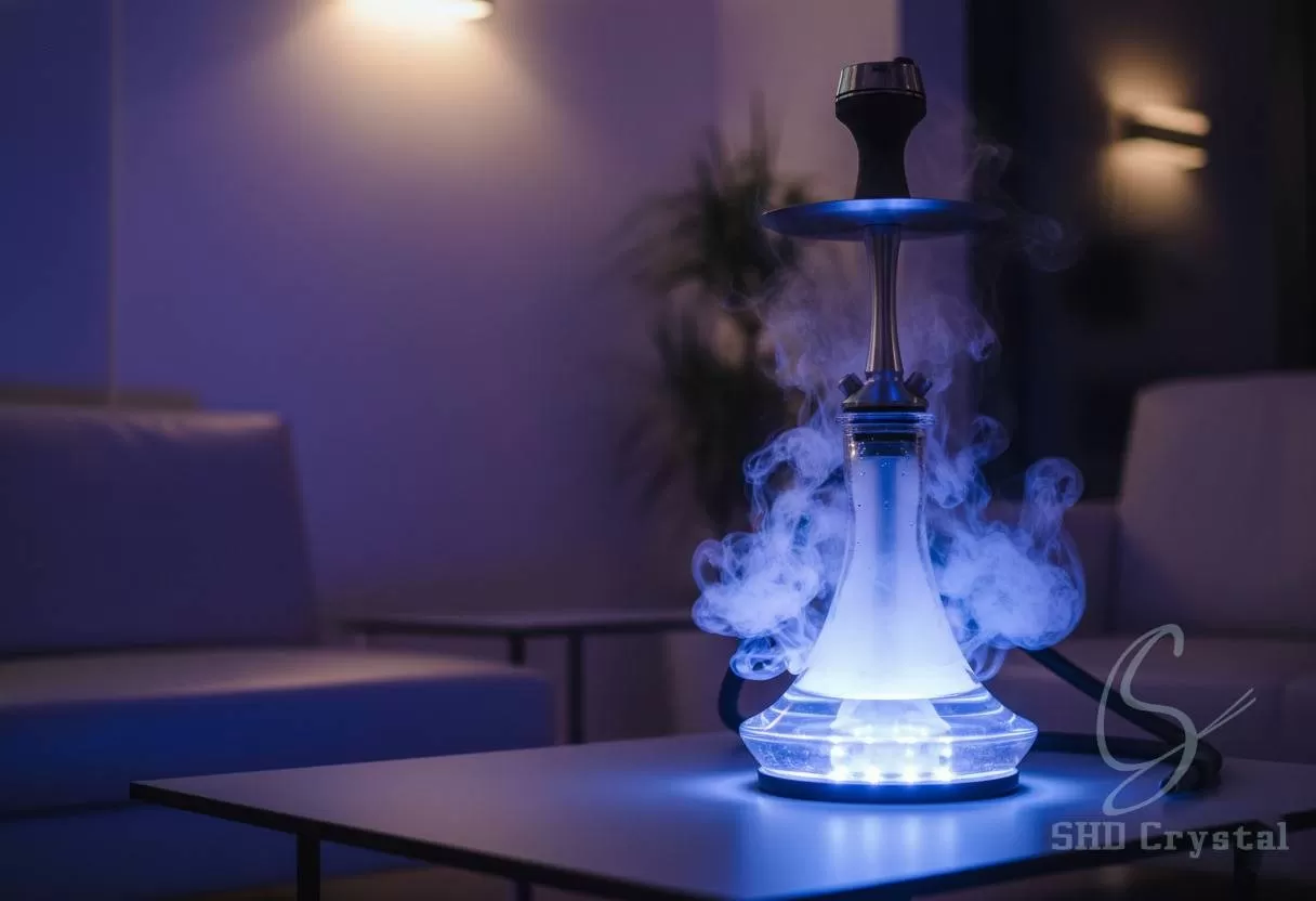 Premium Glass Hookah with LED Base: Elevating Craftsmanship and Experience