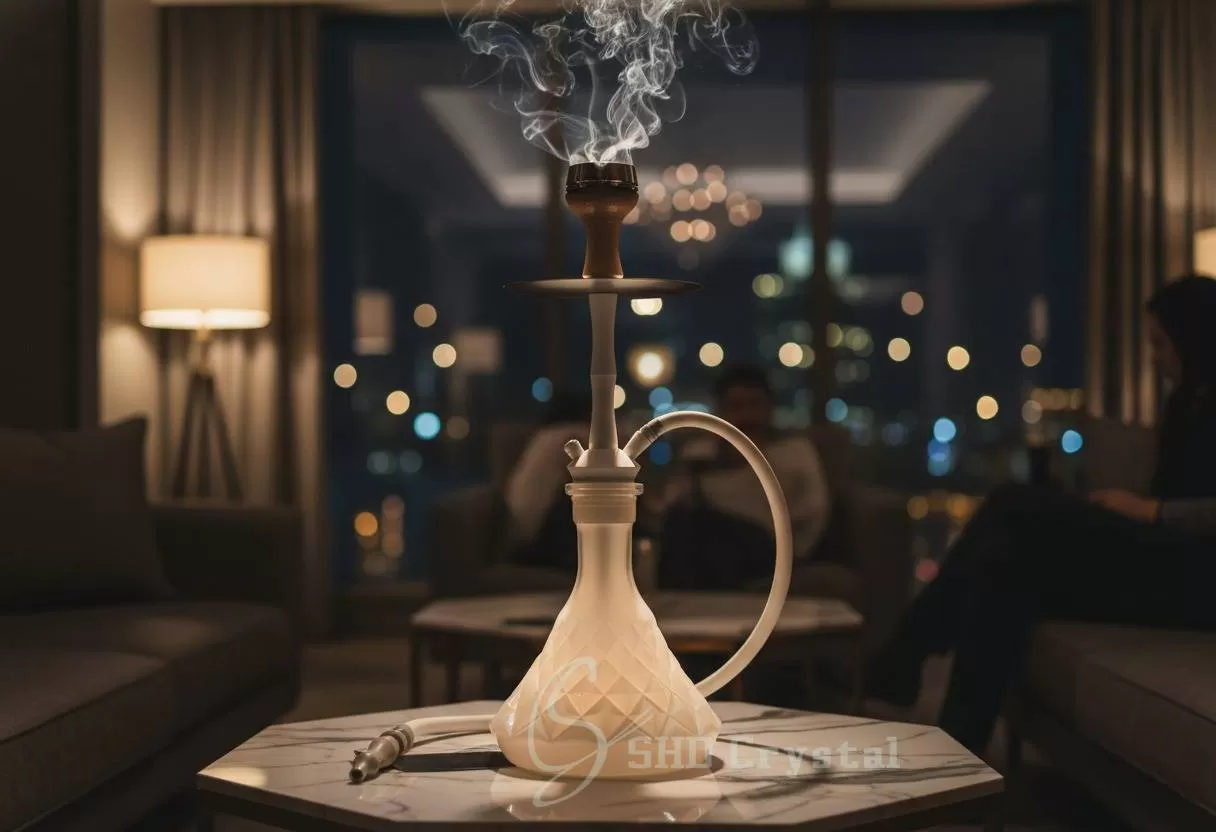 Why the Rhombus-Shaped Carved Bottle Became a Premium Hookah Base Style