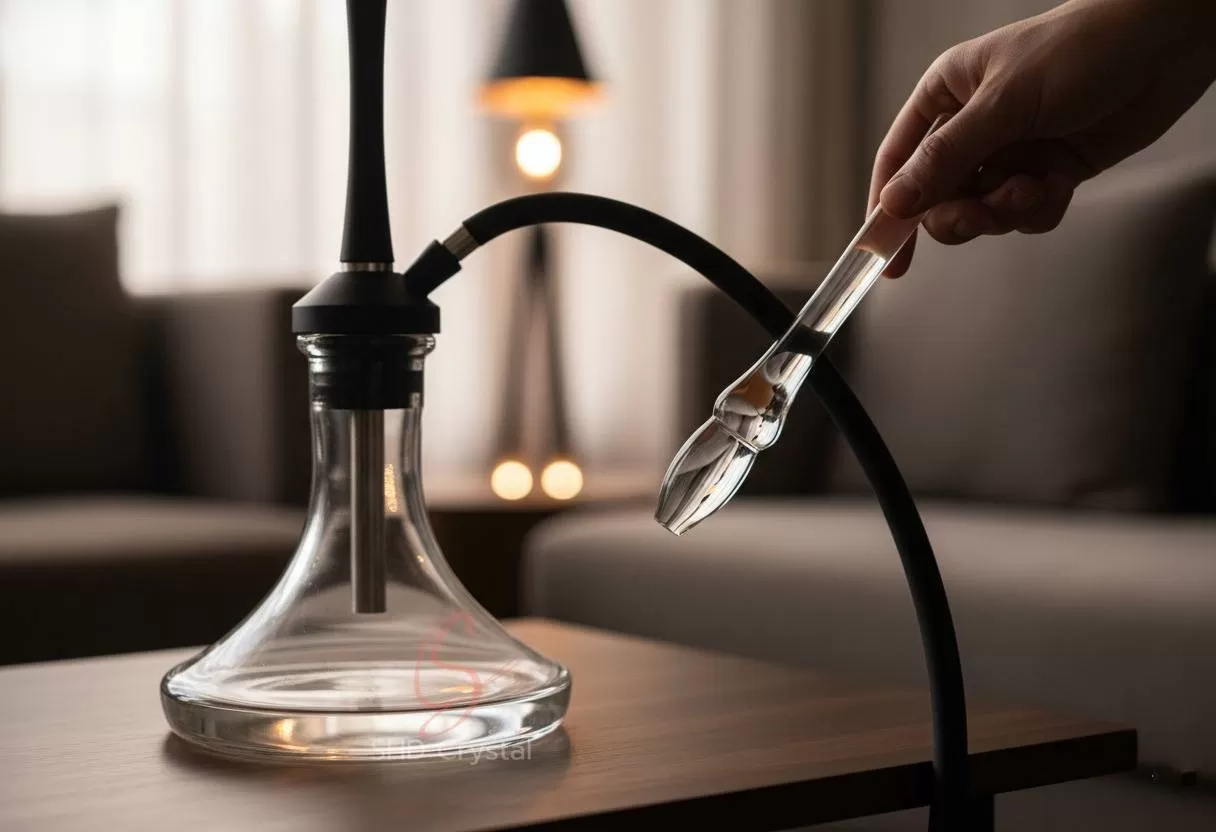 Luxury Crystal Hookah Handle as a Fusion of Comfort and Modern Elegance
